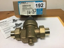 New Watts LFN45BM1-DU-S 1/2" Water Pressure Reducing Valve, 25-75 PSI