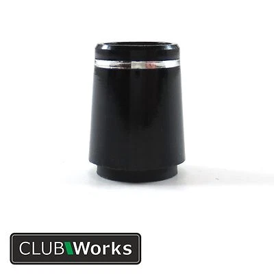 GOLF WORKS Taylormade kompatible Halsband Eisen Zwinge mit Chromring - .370"