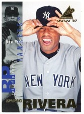 1997 PINNACLE INSIDE #113 MARIANO RIVERA YANKEES NM+ FRONT & BACK PICS