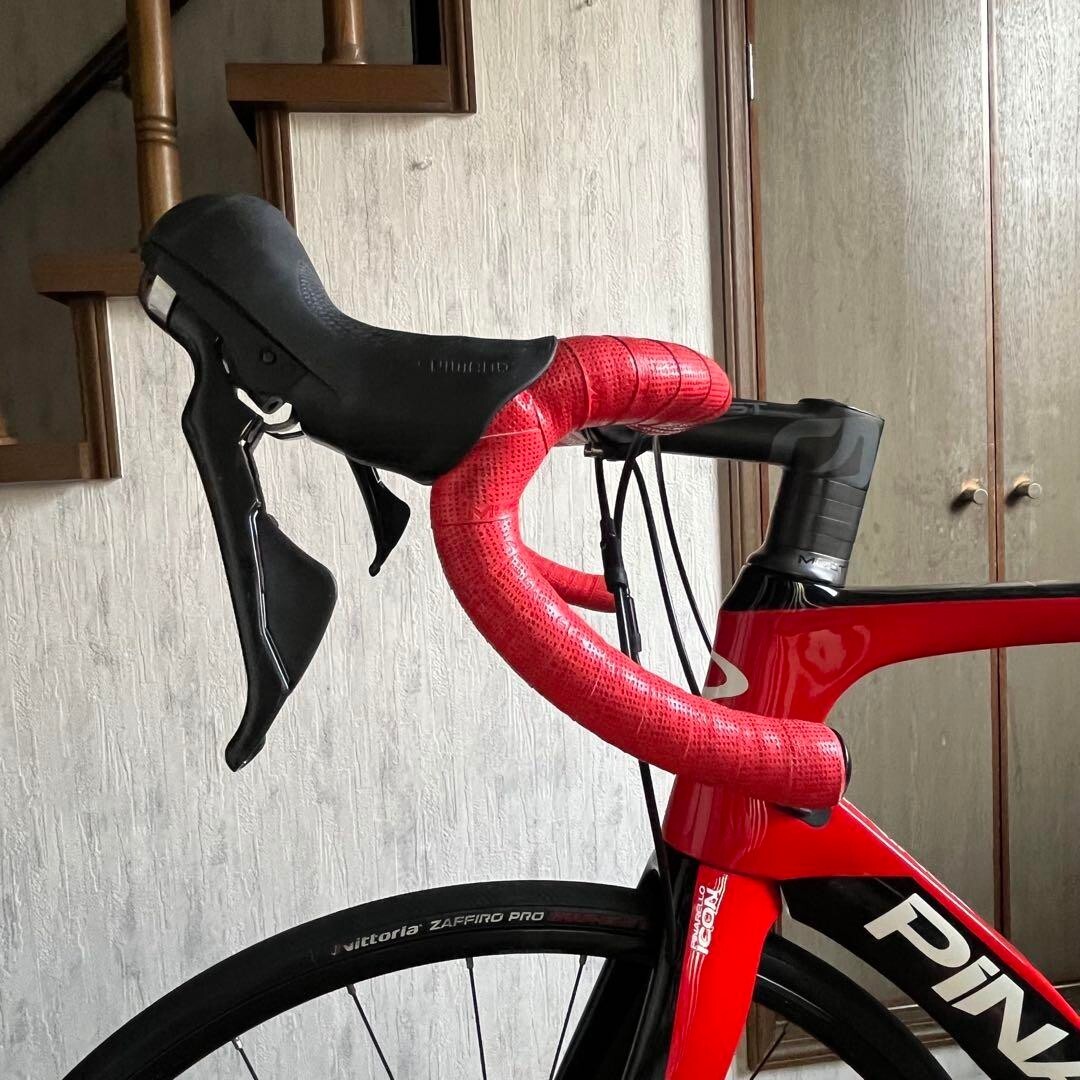 PINARELLO PRINCE DISK BLACK/RED 55 size | eBay