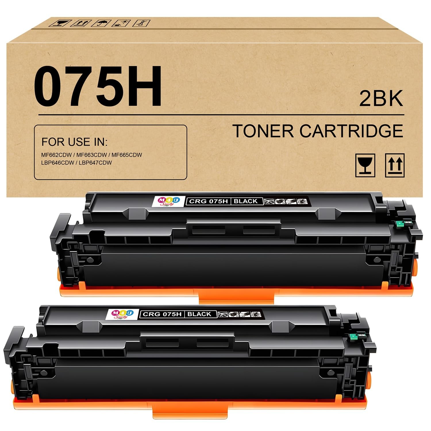 Toner 075H noir pack de 2 pour équiper votre bureau à la maison et télétravailler