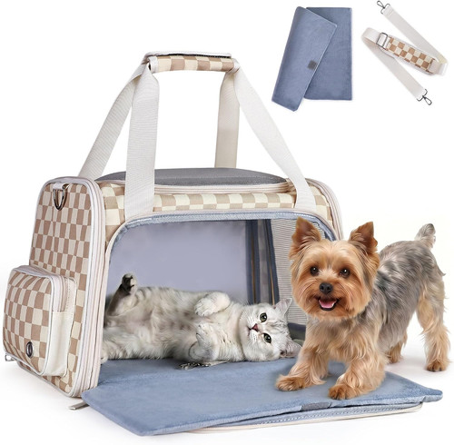 Katzen Hund Transportbox faltbar ausbruchsicher mit