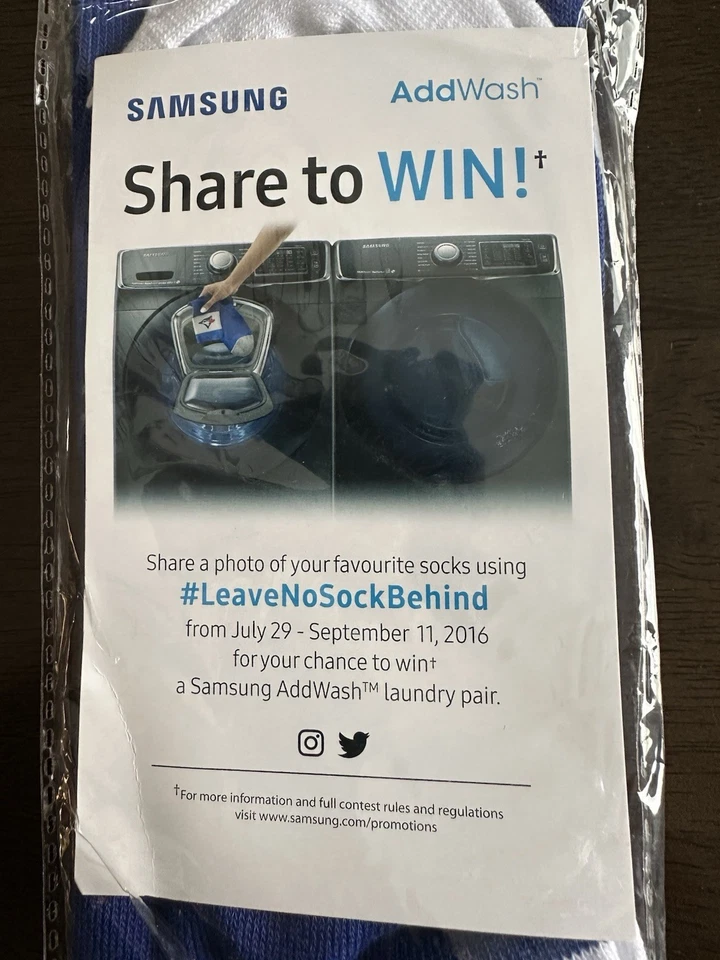 Toronto BLUE JAYS Samsung Promo 2016 Long Socks MLB Size Large New/SEALED - Image 4 of 4