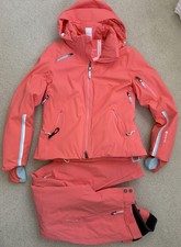 Spyder women's 8 pink  waterproof winter ski snowboard jacket &pants worn once! 