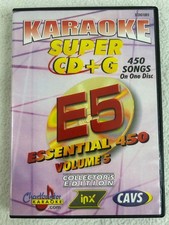 Chartbuster Karaoke Super CD+G Essential 450 Volume 5 E5 Collectors Edition