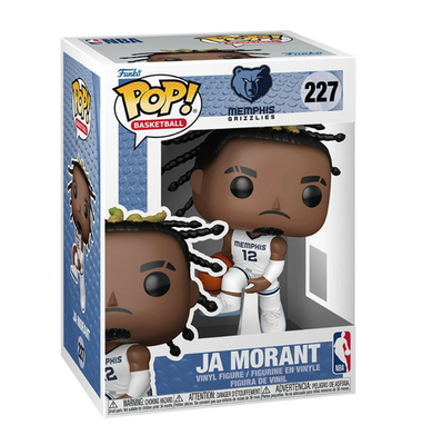 NBA Grizzlies Ja Morant (Home) Funko Pop! Vinyl Figure #227 New
