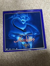 A WALT DISNEY CLASSIC ALADDIN CAV LETTERBOX DOUBLE LASER DISC LASERDISC LD