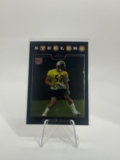 2008 Topps Chrome Rookie Card Bruce Davis #TC256 Pittsburgh Steelers. rookie card picture