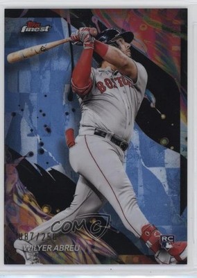 2024 Topps Finest Uncommon Sky Blue Refractor 87/250 Wilyer Abreu Rookie RC 07i7