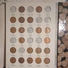 Lincoln Wheat Small Cent Collection 1909-1940 Harris Album Bronze Circulated
