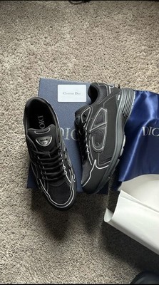 Dior B30 Men's Sneakers Black/Gray Size 10 US (44.0) WITH BOX