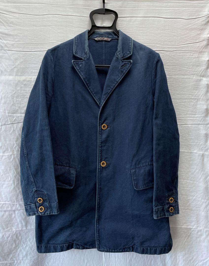 45Rpm Indigo Dyed Tailor Jacket umii908 Size 3 L Used Japan