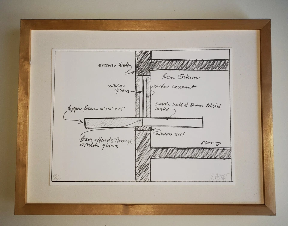 Robert Morris FIRMADO Edición Limitada RARO Colección Nueva York para Estocolmo 1973 Foto 3 de 4