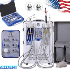 Dental Mobile Delivery Unit Suction System Air Compressor /Handpiece Kit 4Hole
