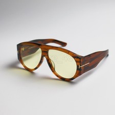 New Tom Ford Bronson TF1044 Unisex Sunglasses Havana/Tea 60-12 With Case