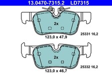 Bremsbelagsatz Scheibenbremse ATE Ceramic 13.0470-7315.2 für BMW MINI F48 X1 F45