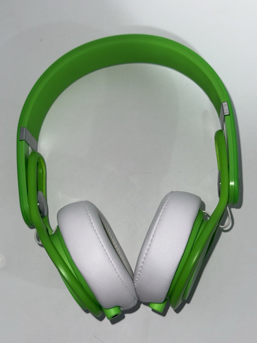 Beats Mixr On-Ear Headphones Green / White – Very Good Condition +