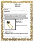 GENUINE 6 mm TAHITIAN PEARL RING SOLID 10K GOLD - Free Appraisal Service - NWT — photo 8