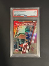 2021 Donruss Elite Tom Brady Ascension Gold /10 PSA 9 Mint #A15 - Low Pop Rare