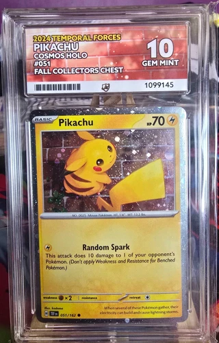 Pikachu Cosmos Holo 2024 051/162 - Ace 10
