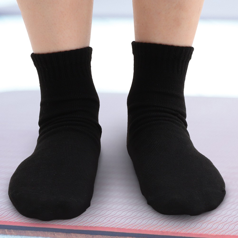 SAOLA 4 Pairs Couvercle De Chaussette Antidérapant Enfant Bébé Chaussettes Sol Yoga