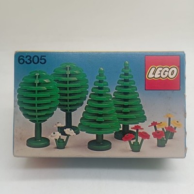 LEGO 6305  1980 Trees and Flowers LEGOLAND Town System  Lionel Kiddie City New