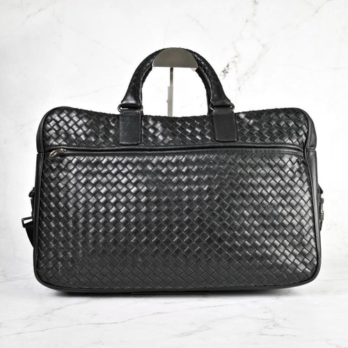 BOTTEGA VENETA Businesstasche Intrecciato Leder schwarz echt aus Japan - Bild 3 von 24