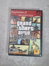 GRAND THEFT AUTO SAN ANDREAS GREATEST HITS PS2 PLAYSTATION 2 W/ POSTER