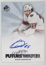 2021 SP Authentic 2011-12 Retro Future Watch Autos /499 Egor Sokolov Auto 1n7a