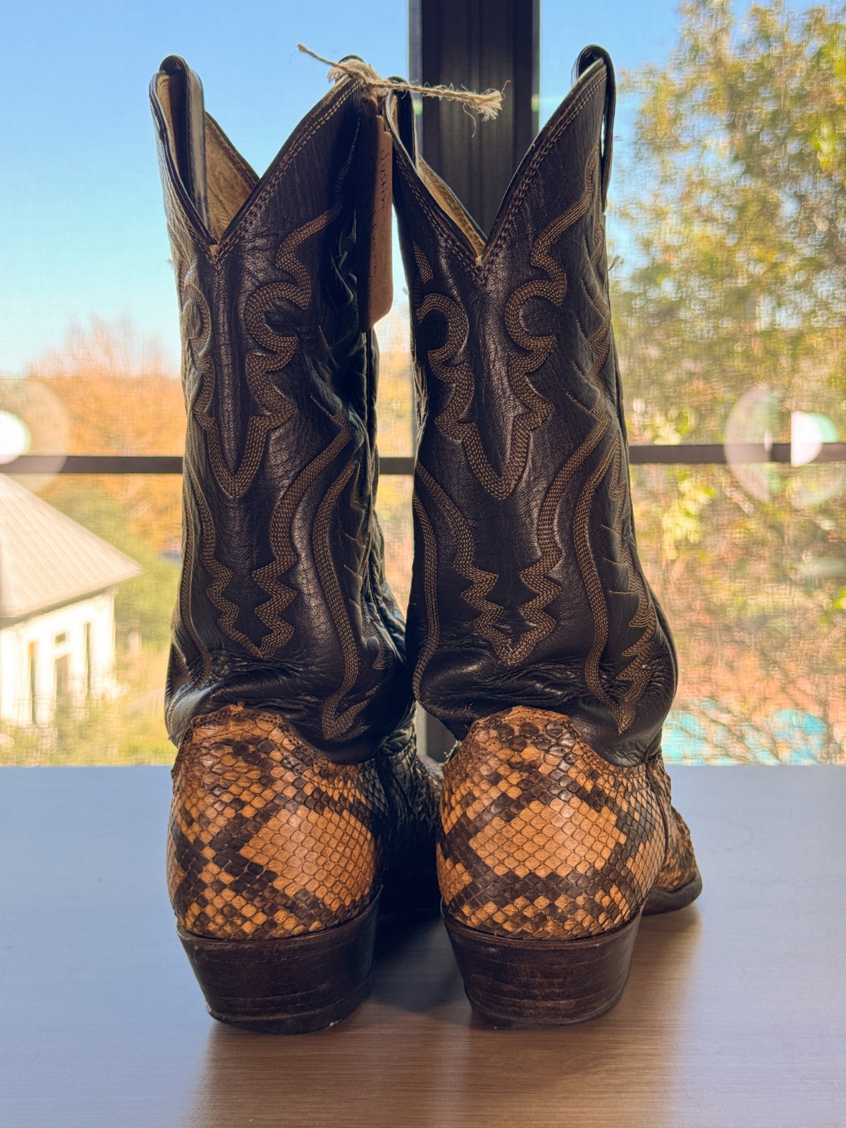 Justins Boots - 9D - Snake Skin (Python) - image 3