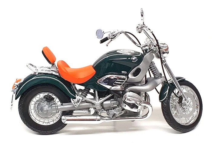 Moto clásica BMW R1200 2001 Protar escala 1/9 10431 - verde/plateada Foto 3 de 4