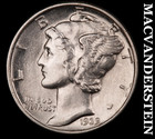 1939 Silver Mercury Dime - Scarce  High Grade  Lustrous  No Reserve  #M564 — photo 1