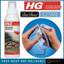 HG GLASSES CLEANER SPRAY 125ML FOR SPECTACLES SUNGLASSES AND CAMERA LENS CLEANER