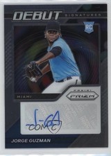 2021 Panini Prizm Debut Signatures Jorge Guzman #DS-JG Auto nd3