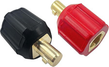05335 Welding Leads Adapter Set, Dinse-Type Machine Plug Connector, 2 Pack