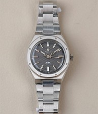 Orologio automatico Nivada Grenchen F77 MK2 SST quadrante grigio senza data 68044A77 38 mm