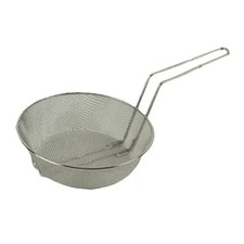 Thunder Group SLCB010C 10" Diameter Coarse Mesh Nickel Plated Culinary Basket