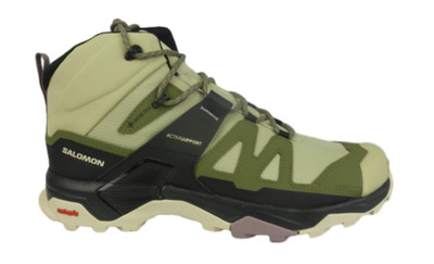 Salomon X Ultra 4 Mid GTX Women's Boot Alfalfa/Deep Lichen Green/Almond Milk US9