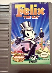 Nintendo Felix the Cat NES Game 1992 Original Cartridge w Pristine Label Tested