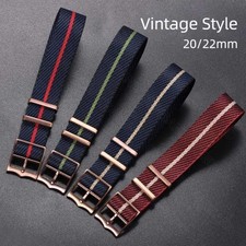 For Tudor Black Bay for Tissot Military Style 20mm 22mm Nylon Watch Strap Band