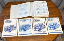 Italian Headstart Defense Language Foreign Audio Cassettes Field  Test Edition
