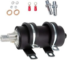 Universal 12v High Flow Pressure External Inline 255lph Fuel Pump Gsl392 Set