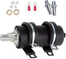 Universal 12V High Flow & Pressure External Inline 255LPH Fuel Pump GSL392 Set