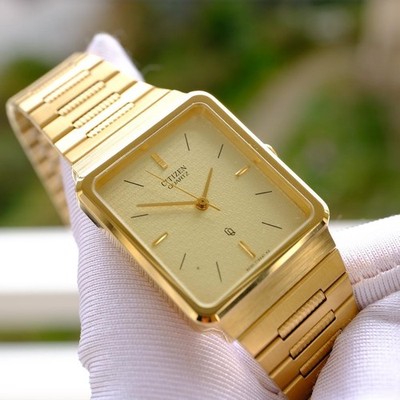 Citizen Quartz Gold Dial Wristwatch