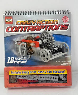 LEGO KLUTZ CRAZYACTION CONTRAPTION SPIRAL BOUND ACTIVITY SET NEW