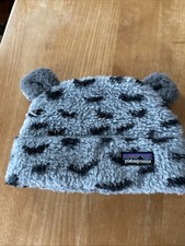 Patagonia Baby Furry Friends Fleece Hat Toddler 3-6 Mons Animal Print