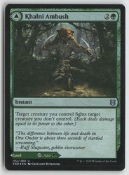 Khalni Ambush // Khalni Territory Foil Zendikar Rising