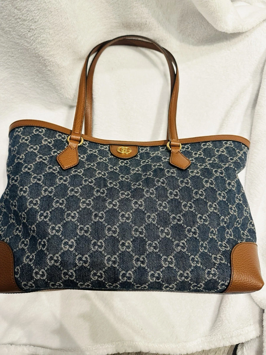 Gucci Denim Exterior Tote Bags & Handbags for Women for sale | eBay