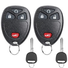 Key Fob with Ignition Key Replacement for Chevy Silverado Equinox Traverse