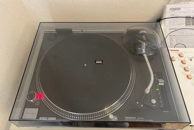 Black SL-1200MK5 Technics SL-1200MK5×2＋Vestax＋Ortofon Technics Direct Needle Ortofon Turntable DJ Drive DJ機材